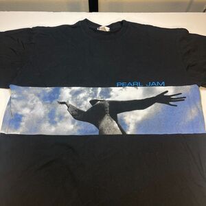 PEARL JAM Vintage 1998 CONCERT TOUR Sky Fits All T SHIRT Sz Mens XL RARE 2 Sided